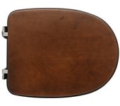 Asiento wc para wc savage aretusa forma 6 blanco - bisagras pasantes