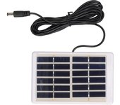 Panel solar 1.2w 6v 9v portátil ligero cristales de polisilicio panel de cargador solar con interfaz de cc para bomb
