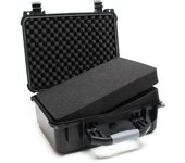 Maletín universal l 40,6x33x17,4cm maletín camara protección equipos almohadillas ajustables negro