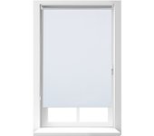 Relaxdays estor térmico opaco, cortina enrollable oscurecedora ventana, sin taladrar, 160 x 76 cm, blanco