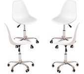 Pack 4 sillas dicron - blanco