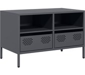 Mueble para tv | mueble de salón acero laminado en frío antracita 68x39x43,5 cm cfw71315