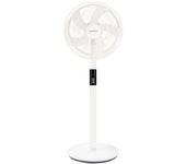 Ventilador portátil de pie con mando motor dc ø39cm 12 velocidades 15w blanco