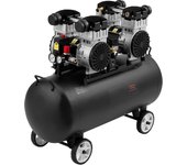 Succebuy compresor de aire 20 galones, sin aceite 4hp, 14,6 cfm a 90 psi, presión máxima de 125 psi, ultra silencioso 78 db, portátil