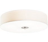Plafón rústico blanco 50cm - drum jute