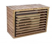 Cobertor para aire acondicionado 130x60cm en madera termotratada xl