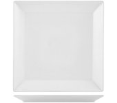 6 platos de gres osaka blanco plano 24x24 h&h