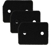 Vhbw 3x filtro de zócalo compatible con miele tcr860wp, tcr870wp, tdb230wp, tdb130wp, tdb120wp, tdb220wp, tdb110wp secadoras ropa