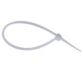 Bolsa de bridas de nilon index de color blanco 7.6x370mm