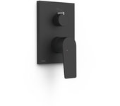 Tres 21128110nm rapid-box pieza vista para caja empotrada de 2 vías color negro mate