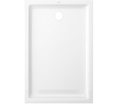 Plato de ducha antideslizante villeroy et boch o.novo plus 100 x 80 cerámica blanca