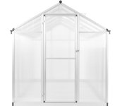 Invernadero de aluminio 302x190x195 cm 11,19 m3