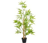 Bambu artificial decorativo de 120 cm, planta realista para interiores, decoración de árbol de navidad