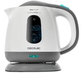 Cecotec hervidor de agua eléctrico thermosense 120. 1 litro libre de bpa 1100 w de potencia base 360º filtro antical desmontable doble sistema de