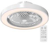 Ventilador de techo silencioso box fan blanco | universalblue