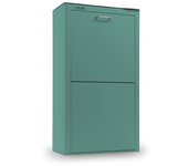 Don hierro - cubo de basura y reciclaje lacado, 4 cubos gran capacidad, cubek-