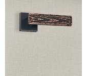 Manilla de diseño flora con acabado en cobre patinado negro - katchmee katchmee : flora - con acabado en cobre patinado negro