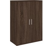 Aparador | aparador de comedor | armario de cocina de madera de ingeniería roble marrón 60x31x84 cm cfw89979