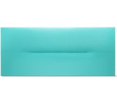 Cabecero azul river, acolchado polipiel premium -cama 105- win rest