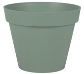 Maceta de polipropileno eda 13613 v.la diam.30 l.0 x h.24 cm verde laurel