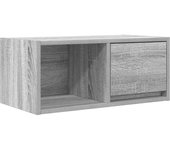 Mueble de tv | mueble de salón | mesa de tv madera contrachapada gris sonoma 60x31x25,5 cm cfw27827