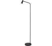 Lucide stirling - lámpara de suelo recargable - batería/acumulador - led 3 stepdim - 1x3w 2700k - negro