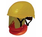 Kit de casco y visor para trabajos de arco eléctrico clase 2 irudek protection secra ii