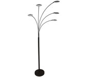 Mexlite - lámpara de pie - synna - negro - metal - led - 1327zw