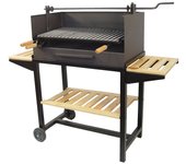 Imex-71542 barbacoa con elevador parrilla inox y bandejas madera