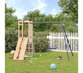 Maison exclusive - parque infantil de exterior madera maciza de pino