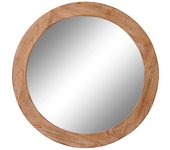 Espejo de pared dkd home decor marrón natural alpino 66 x 5 x 66 cm - marca: dkd home decor - ean: 8424001782239