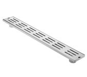 Canaleta de desagüe con rejilla para suelo 70x10 cm con 2 drenajes