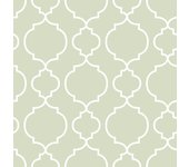 Papel pintado pared geométrico - desiree verde fine decor - rollo de 10 m x 0,53 m