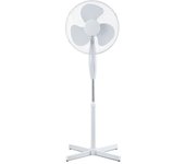 Ventilador cross base 40w altura ajustable (max 120cm) 3 palas 3 velocidades rotación color blanco