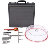 Cortadora de agujeros sierra ø 40-200 mm diámetro ajustable círculo con protector de polvo abs