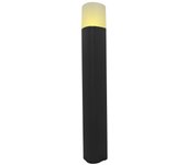 Farola led e27 poste exterior impermeable luz de aluminio jardín patio avenida 80cm 230v
