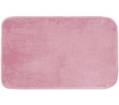 Douceur d'intérieur tappeto da bagno microfibra 45x75cm, cotone, rosa cipria, 45 x 75 cm