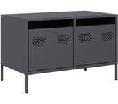 Mueble para tv | mueble de salón acero laminado en frío antracita 68x39x43,5 cm cfw36109