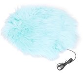 Almohadilla térmica para mascotas, almohadilla térmica para gatos para interiores, manta eléctrica ajustable para mascotas de 15,7 pulgadas