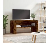 Vidaxl mueble de tv madera de ingeniería roble ahumado 80x40x40 cm