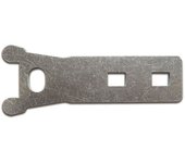 Porta candados horizontal plano acc zinc 8x155 mm
