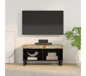 Maison exclusive - mueble de tv madera maciza reciclada 85x33x43,5 cm