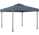 Maison exclusive - cenador gris antracita aluminio 300x300 cm
