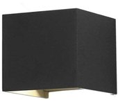 Ip54 led 6w aplique cuadrado - blanco cálido 2300k - 3500k / negro - silumen
