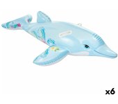 Figura hinchable para piscina intex delfín 175 x 38 x 66 cm (6 unidades)