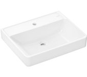 Hansgrohe xanuia q lavabo, con agujero para grifo, sin rebosadero, 600x480mm, blanco, 60241450
