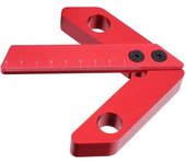 Buscador de centro de 45/90 grados, calibre de línea de aleación de aluminio, herramienta de medición para c