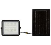 Foco led con mando a distancia y panel solar 6w 6400k
