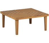 Beliani mesa de centro de jardín baratti madera de acacia marrón