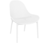 Pack de 4 sillas de exterior sky lounge blanco